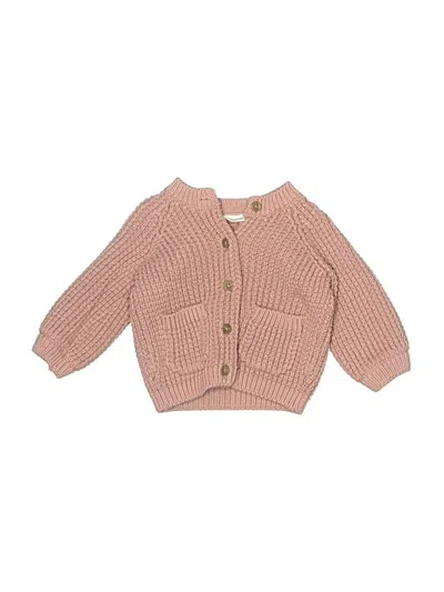 Pre-owned Next Baby Babies' Cardigan Sweater In Pink