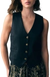 Next Button-up Vest In Black