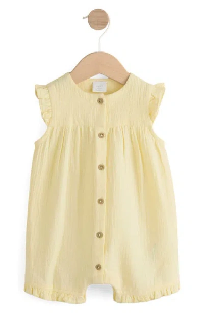 Next Babies'  Cheesecloth Frill Romper In Yellow
