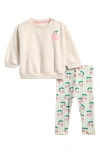 Next Cherry Sweatshirt & Leggings Set In Multi