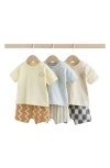 Next Cotton T-shirts & Shorts Assorted 6-pack In Multi