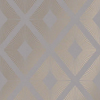 Next Deco 33' L X 21" W Wallpaper Roll In Gray