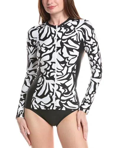Next Detox Long Sleeve Surf Shirt In Black