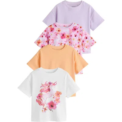 Next Kids'  Four-pack Graphic Tees In Multi