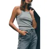 Next Glitter Tank Top In Silver