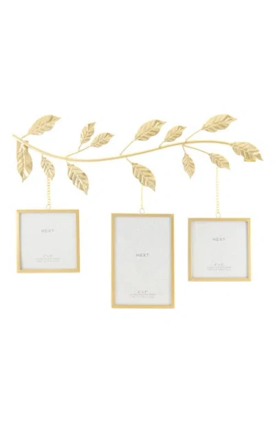 Next Goldtone Leaf Picture Frames