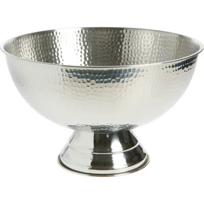 Next Hammered Bar Trug In Silver