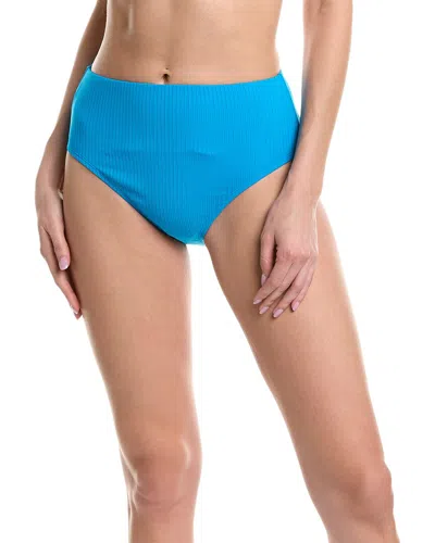 Next Good Karma Harmony High Waist Bikini Bottoms In Blue