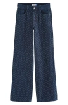 Next Hot Fix Diamante High Waist Straight Leg Jeans In Black