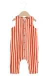 Next Just Chillin' Stripe Romper In Red