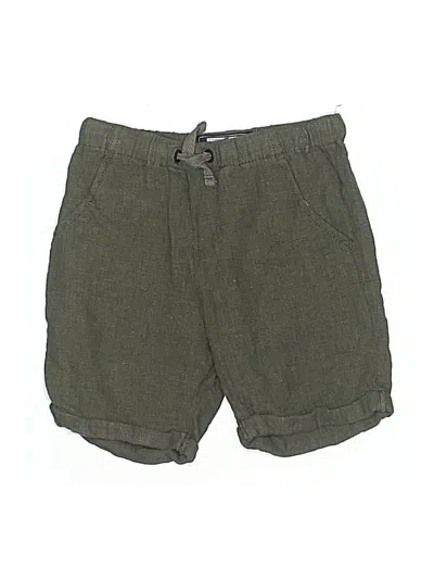 Pre-owned Next Kids' Khaki Shorts In Green
