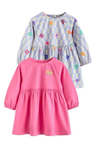 Next Babies'  Kids' 2-pack Jersey Dresses In Multi