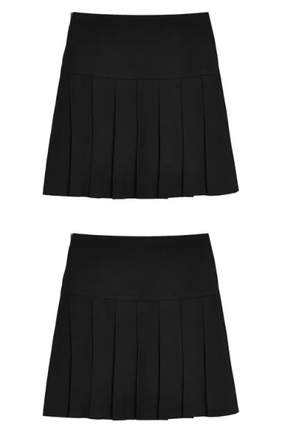 Next Kids' 2-pack Pleated Skirts In Black