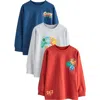 Next Kids' 3-pack Assorted Gamer Graphic T-shirts In Multi