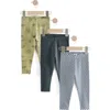 Next Kids' 3-pack Assorted Leggings In Multi