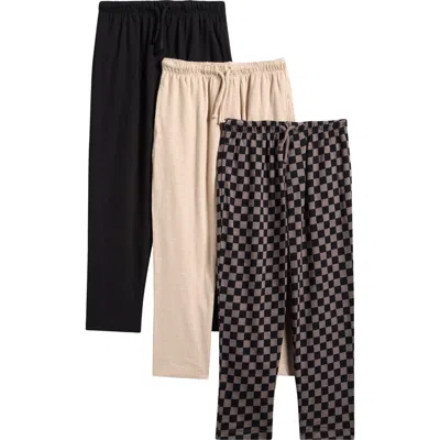 Next Kids' 3-pack Assorted Cotton Pants In Multi