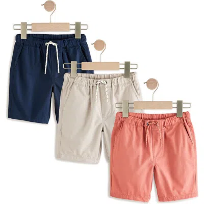 Next Kids' Assorted 3-pack Core Cotton Twill Shorts