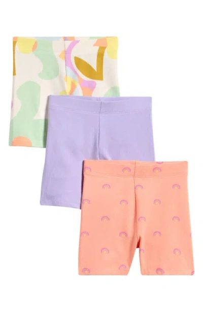Next Babies'  Kids' Assorted 3-pack Cycle Shorts In Yellow