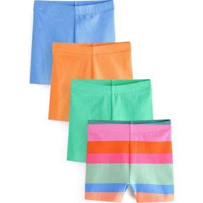 Next Kids' Assorted 4-pack Bike Shorts In Orange