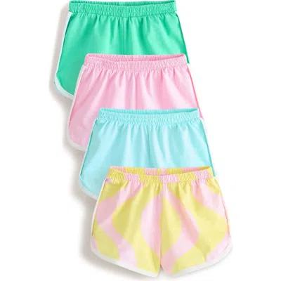 Next Kids' Assorted 4-pack Shorts In Pink
