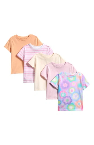 Next Kids' Assorted 5-pack Cotton T-shirts Set In Multi