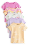 Next Kids' Assorted 5-pack Rib T-shirts