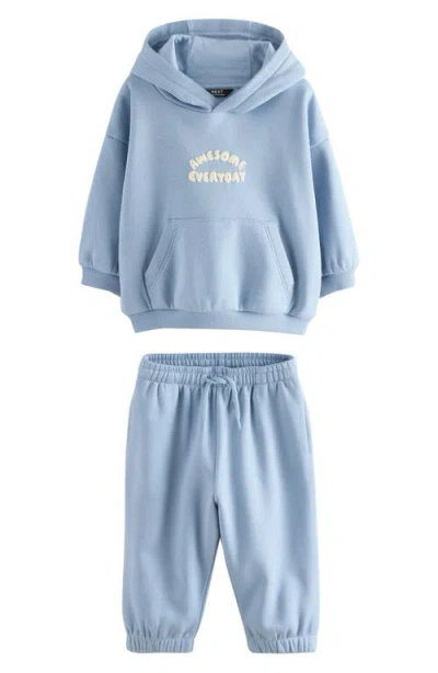 Next Babies'  Kids' Awesome Everyday Hoodie & Sweatpants Set In Blue