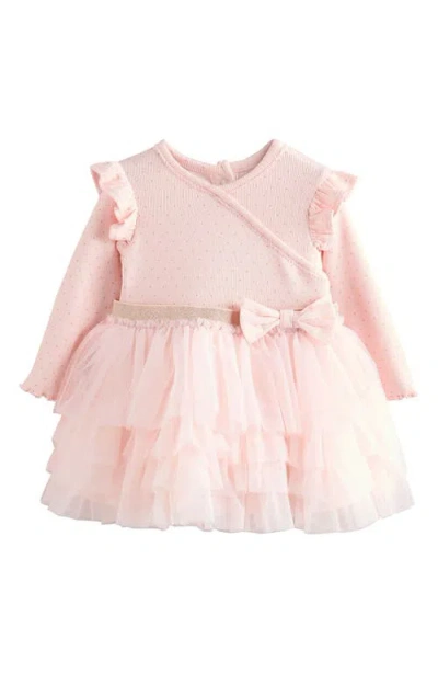 Next Babies'  Kids' Ballet Mesh Dress In Pink