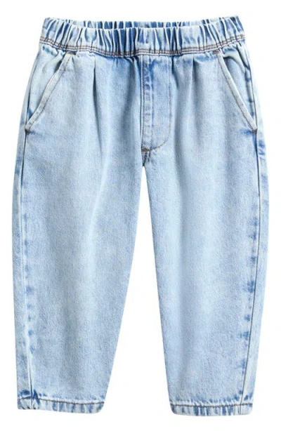 Next Babies'  Kids' Barrel Leg Jeans In Blue