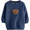 Next Kids' Bear Appliqué Sweatshirt In Blue