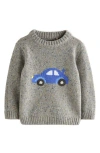 Next Kids' Car Knit Sweater In Gray