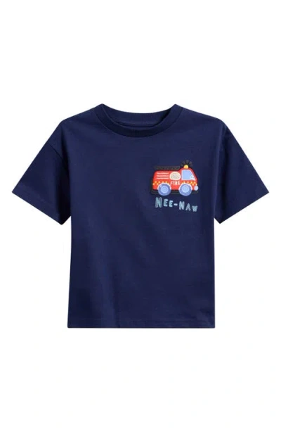 Next Kids' Character Appliqué Graphic T-shirt In Brown