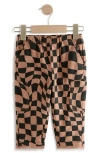 Next Kids' Check Baggy Cotton Sweatpants In Multi