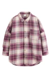 Next Kids' Check Shacket & Leggings Set In Multi