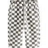 Next Kids' Checkerboard Pants In Black