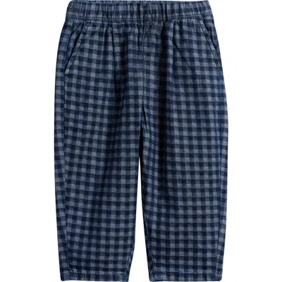 Next Babies'  Kids' Checkerboard Print Pants In Blue