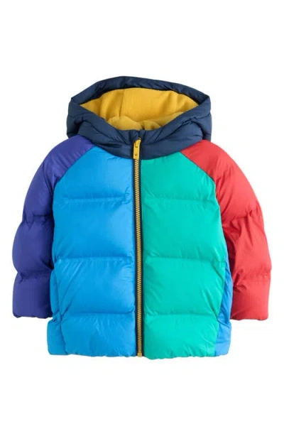 Next Babies'  Kids' Colorblock Hooded Puffer Jacket In Multi