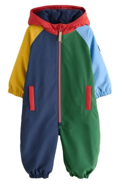 Next Babies'  Kids' Colorblock Hooded Waterproof Puddle Suit In Multi