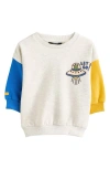 Next Kids' Colorblock Ufo Graphic Sweatshirt In Grey