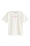 Next Kids' Copenhagen Floral Cotton Graphic T-shirt In Neutral