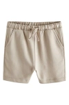 Next Kids' Core Knit Cotton Drawstring Shorts