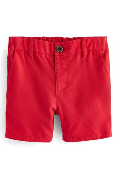 Next Kids' Cotton Chino Shorts In Red