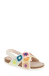 Next Kids' Crochet Boho Sandal In Multicolor Crochet