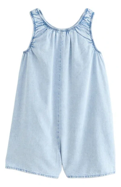 Next Kids' Denim Romper In Blue