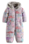 NEXT NEXT KIDS' DINO SNOWSUIT WITH FAUX FUR TRIM