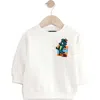 Next Kids' Dinosaur Graphic Sweatshirt In White