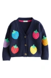 Next Kids' Embroidered Fruit Cardigan In Blue
