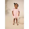 Next Kids' Embroidered Gingham Top & Shorts Set In Pink
