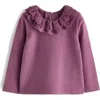 NEXT NEXT KIDS' EYELET ACCENT COTTON KNIT TOP