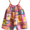 Next Kids' Fruit Tile Print Romper In Multi